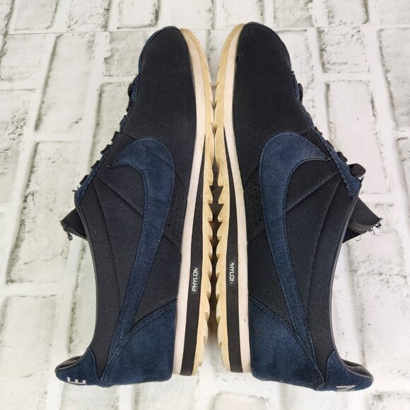 Nike Classic Cortez Shark Low SP Men\'s Size 10.5 Blue Black Suede Nylon Sneakers main image 8